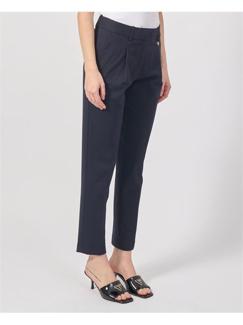 Women's trousers in tip milano Yes Zee YES ZEE | P396-KW000710